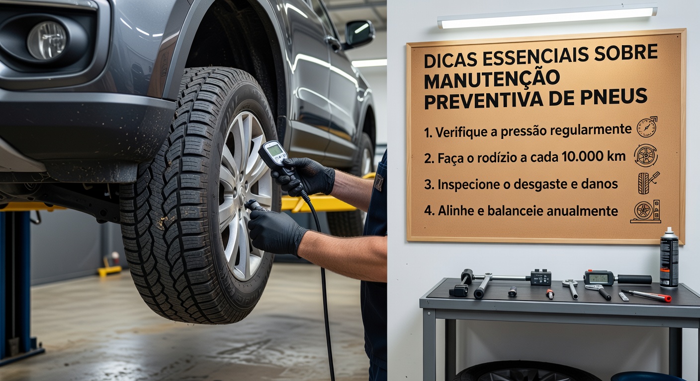 Dicas essenciais sobre manutenção preventiva de pneus
